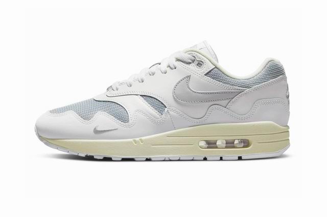 Nike Air Max 1 Patta White Men's And Women's Size 36-45 Shoes-3 - Click Image to Close